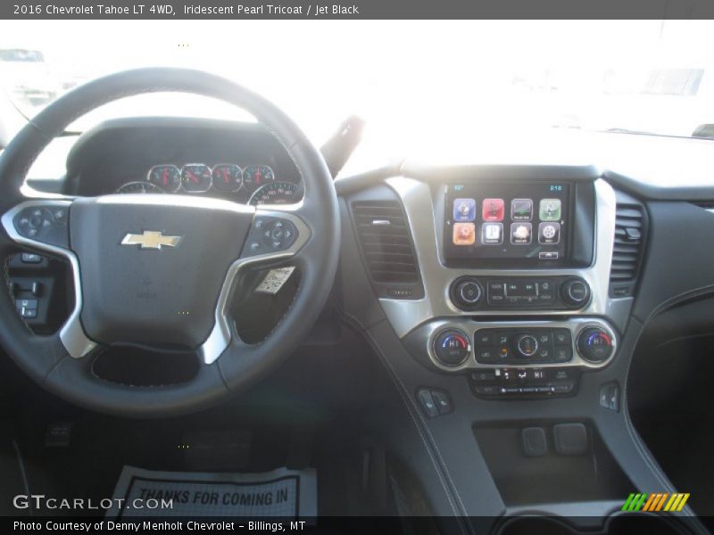 Iridescent Pearl Tricoat / Jet Black 2016 Chevrolet Tahoe LT 4WD