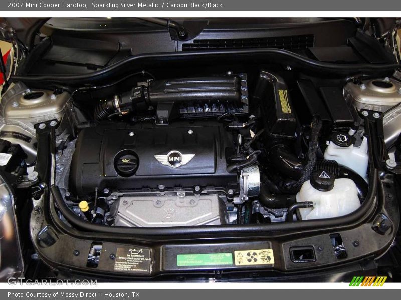Sparkling Silver Metallic / Carbon Black/Black 2007 Mini Cooper Hardtop