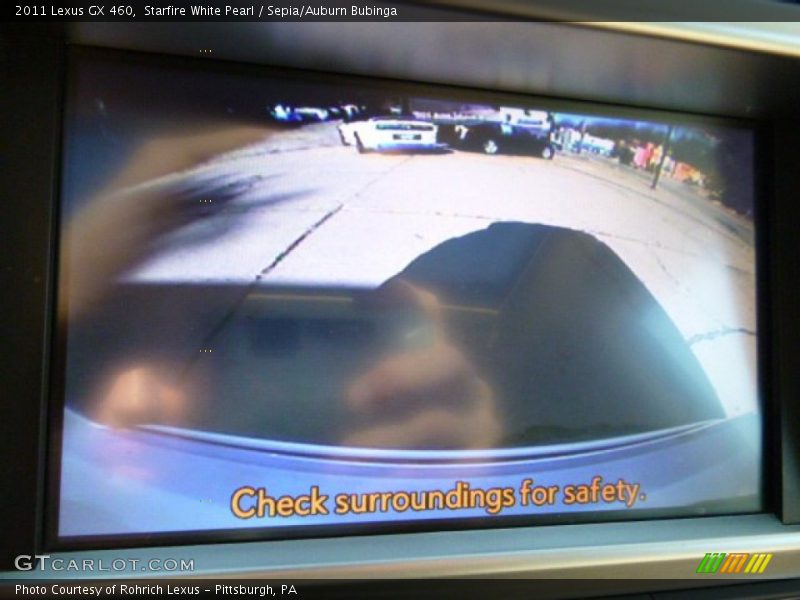 Starfire White Pearl / Sepia/Auburn Bubinga 2011 Lexus GX 460