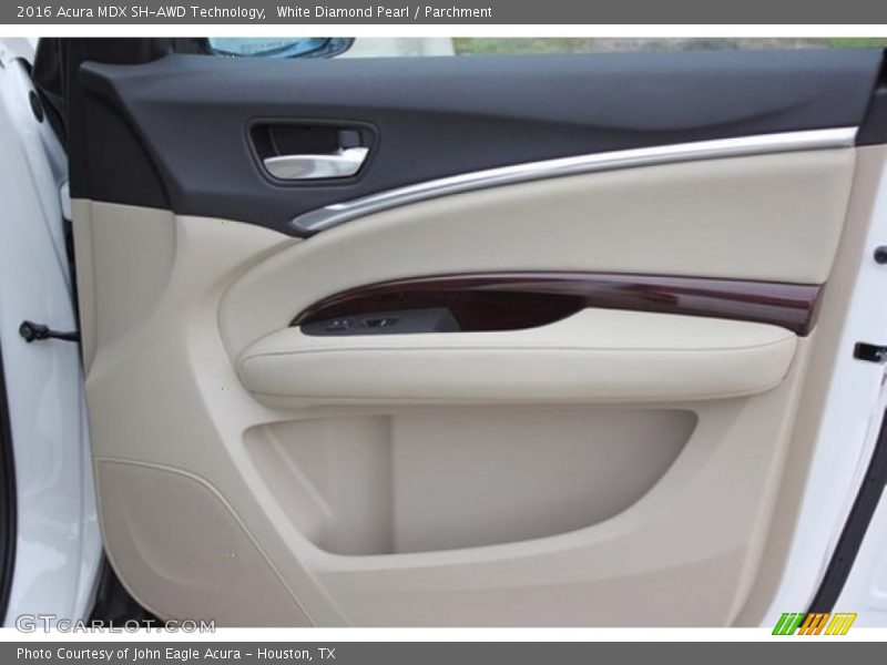 White Diamond Pearl / Parchment 2016 Acura MDX SH-AWD Technology