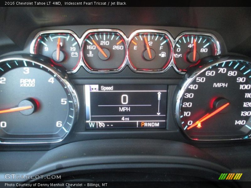 Iridescent Pearl Tricoat / Jet Black 2016 Chevrolet Tahoe LT 4WD