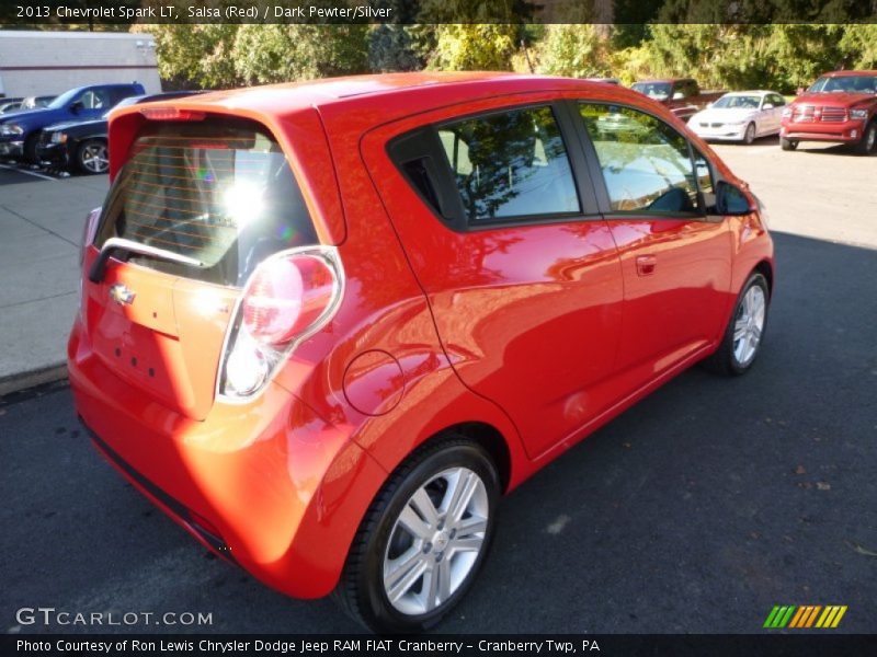 Salsa (Red) / Dark Pewter/Silver 2013 Chevrolet Spark LT