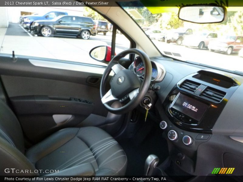 Salsa (Red) / Dark Pewter/Silver 2013 Chevrolet Spark LT