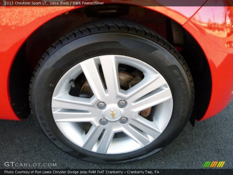 Salsa (Red) / Dark Pewter/Silver 2013 Chevrolet Spark LT