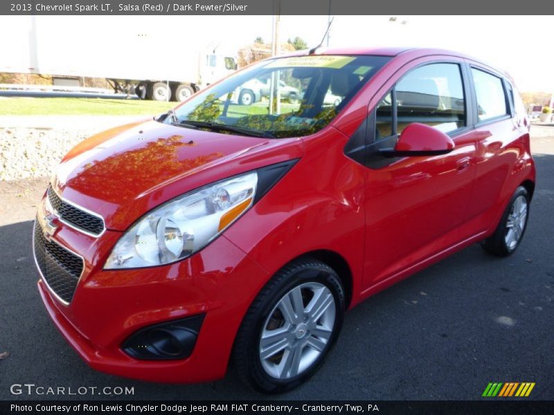 Salsa (Red) / Dark Pewter/Silver 2013 Chevrolet Spark LT