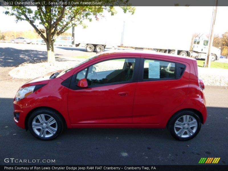 Salsa (Red) / Dark Pewter/Silver 2013 Chevrolet Spark LT