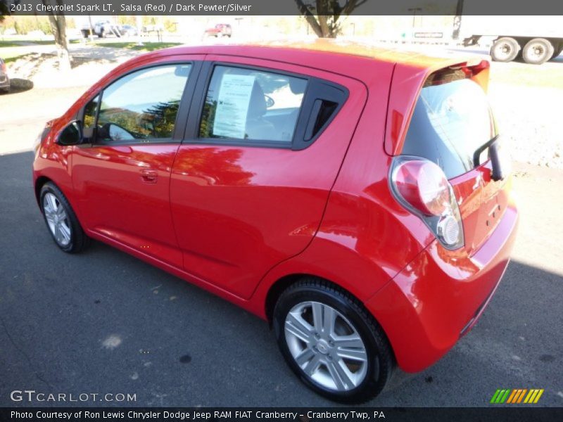 Salsa (Red) / Dark Pewter/Silver 2013 Chevrolet Spark LT