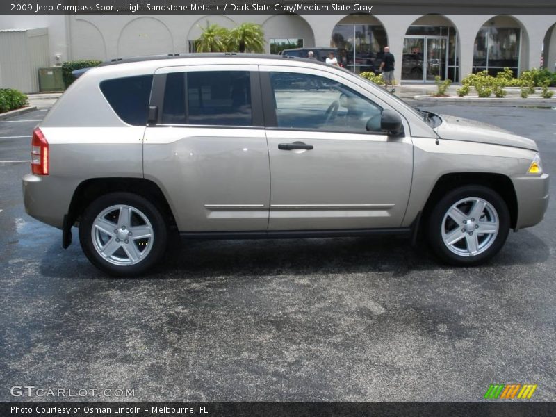 Light Sandstone Metallic / Dark Slate Gray/Medium Slate Gray 2009 Jeep Compass Sport