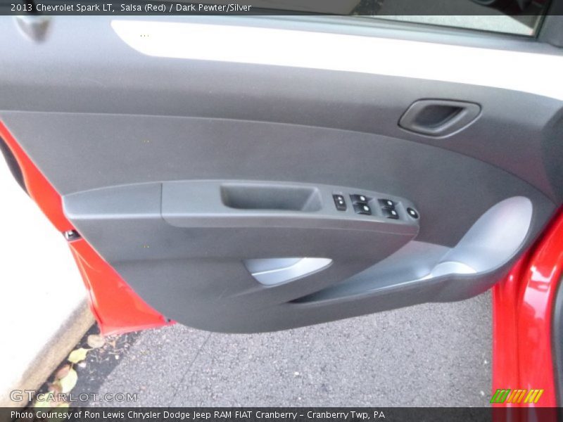 Salsa (Red) / Dark Pewter/Silver 2013 Chevrolet Spark LT