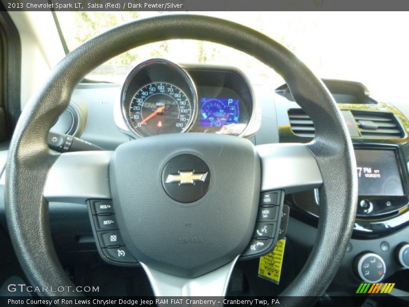 Salsa (Red) / Dark Pewter/Silver 2013 Chevrolet Spark LT