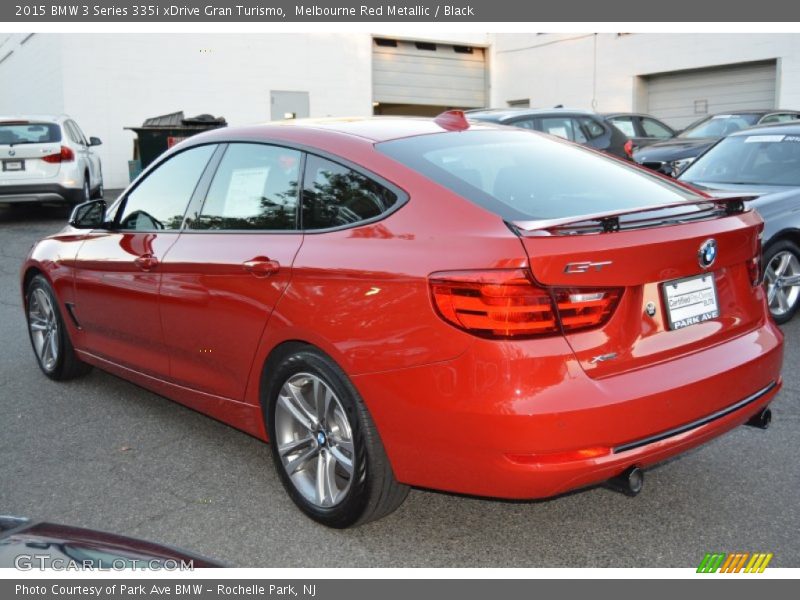 Melbourne Red Metallic / Black 2015 BMW 3 Series 335i xDrive Gran Turismo