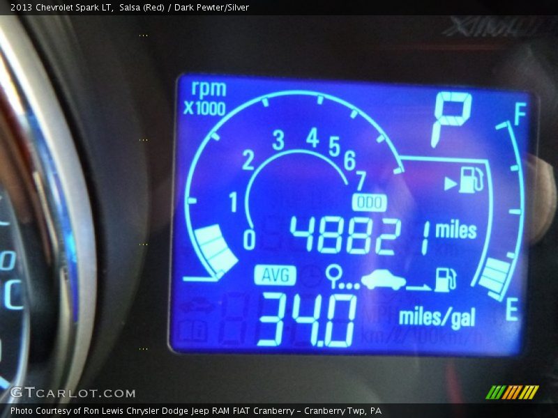 Salsa (Red) / Dark Pewter/Silver 2013 Chevrolet Spark LT