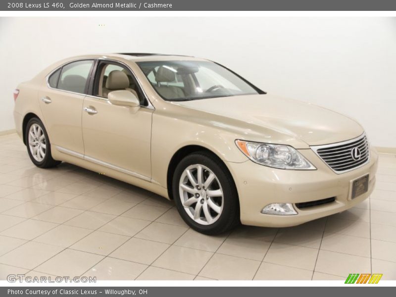 Golden Almond Metallic / Cashmere 2008 Lexus LS 460