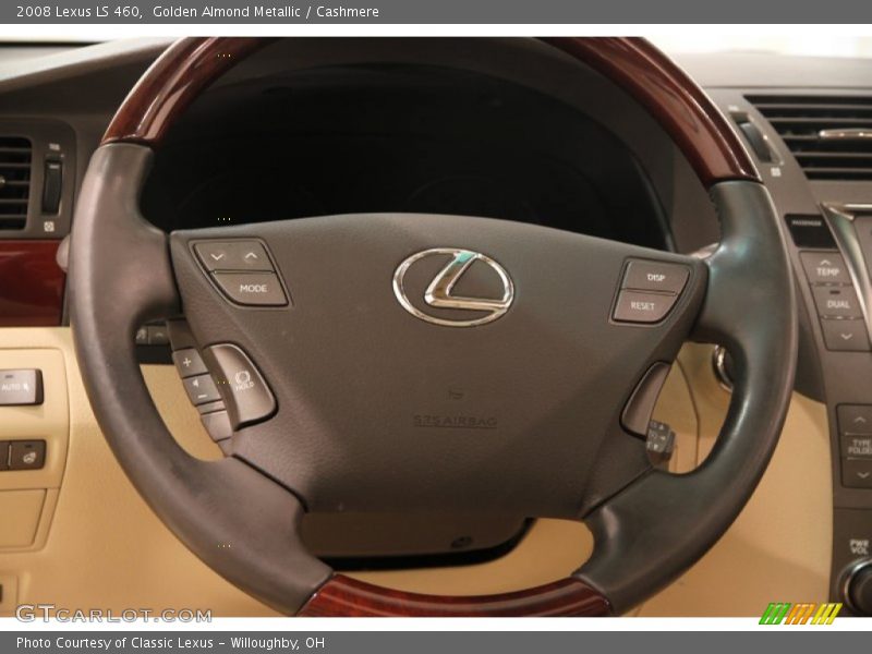 Golden Almond Metallic / Cashmere 2008 Lexus LS 460