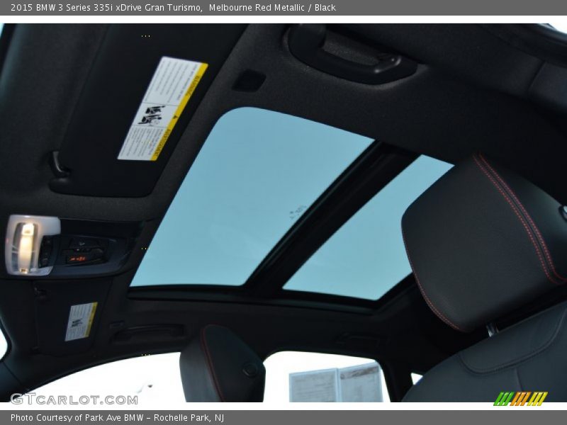 Sunroof of 2015 3 Series 335i xDrive Gran Turismo