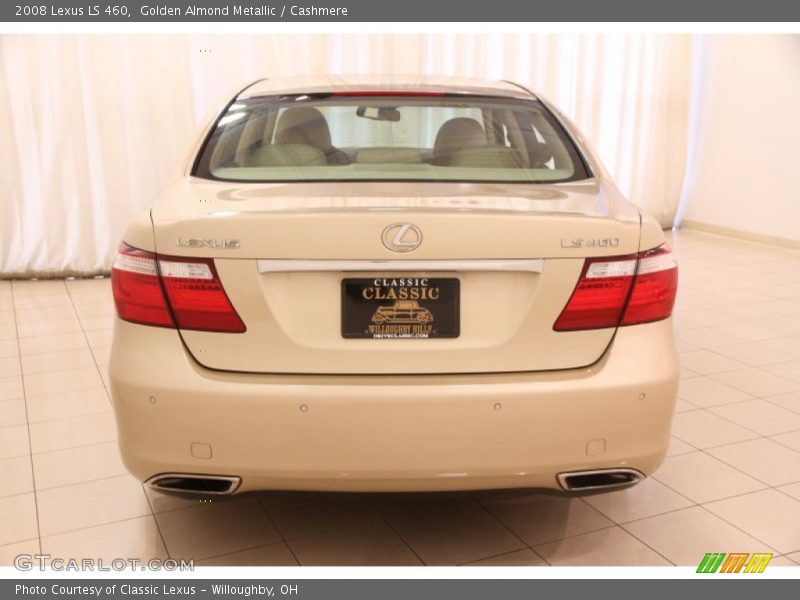 Golden Almond Metallic / Cashmere 2008 Lexus LS 460