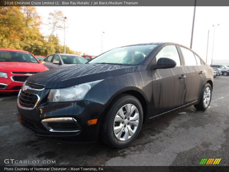 Blue Ray Metallic / Jet Black/Medium Titanium 2016 Chevrolet Cruze Limited LS