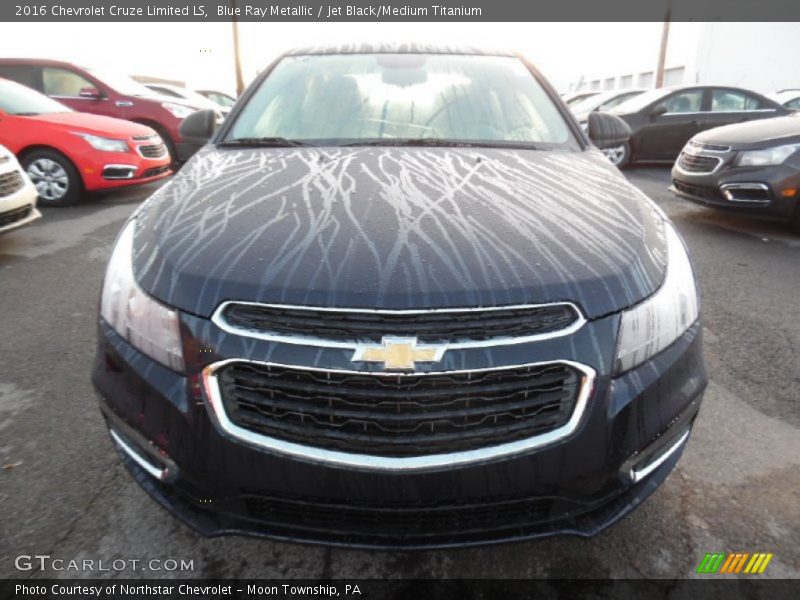 Blue Ray Metallic / Jet Black/Medium Titanium 2016 Chevrolet Cruze Limited LS