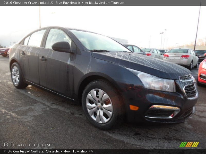 Blue Ray Metallic / Jet Black/Medium Titanium 2016 Chevrolet Cruze Limited LS
