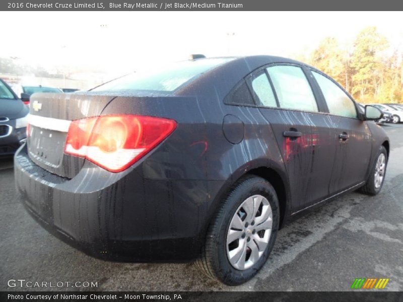 Blue Ray Metallic / Jet Black/Medium Titanium 2016 Chevrolet Cruze Limited LS