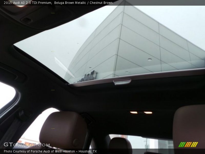 Beluga Brown Metallic / Chestnut Brown 2015 Audi A3 2.0 TDI Premium