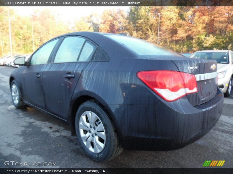 Blue Ray Metallic / Jet Black/Medium Titanium 2016 Chevrolet Cruze Limited LS
