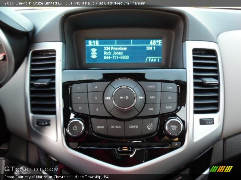 Blue Ray Metallic / Jet Black/Medium Titanium 2016 Chevrolet Cruze Limited LS
