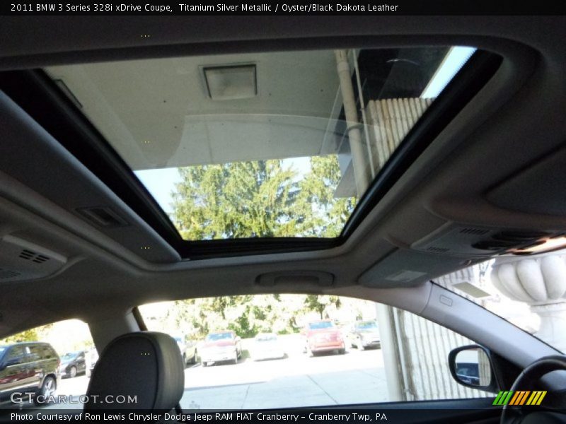 Titanium Silver Metallic / Oyster/Black Dakota Leather 2011 BMW 3 Series 328i xDrive Coupe