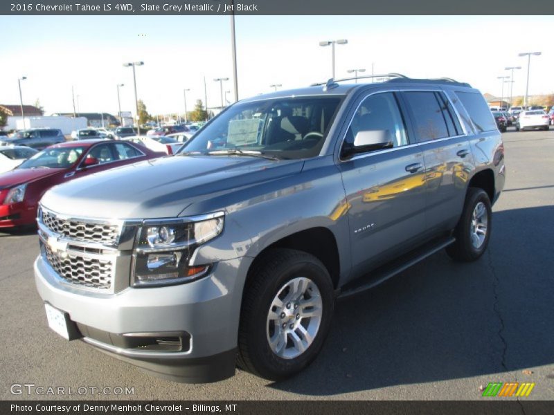Slate Grey Metallic / Jet Black 2016 Chevrolet Tahoe LS 4WD