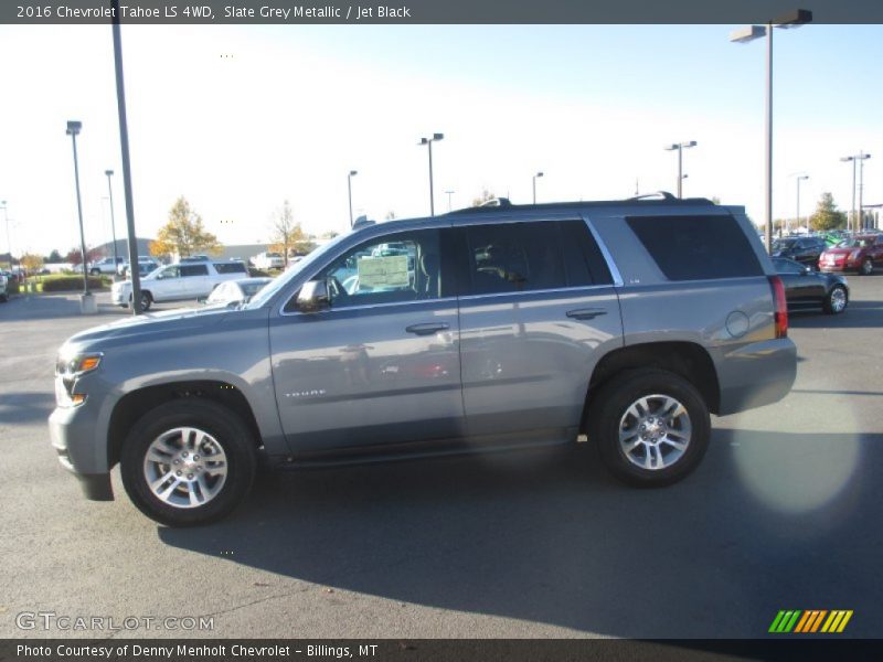 Slate Grey Metallic / Jet Black 2016 Chevrolet Tahoe LS 4WD