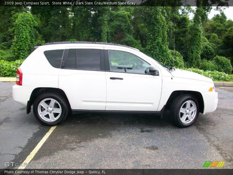Stone White / Dark Slate Gray/Medium Slate Gray 2009 Jeep Compass Sport