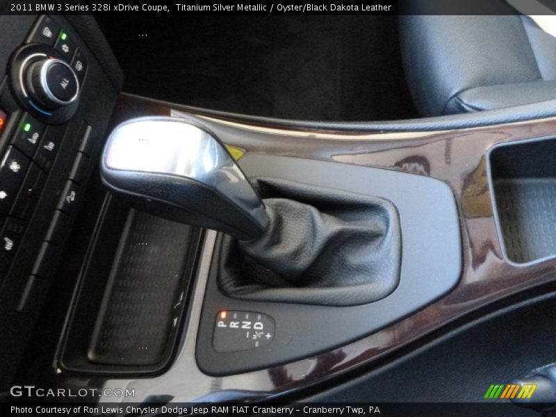 Titanium Silver Metallic / Oyster/Black Dakota Leather 2011 BMW 3 Series 328i xDrive Coupe