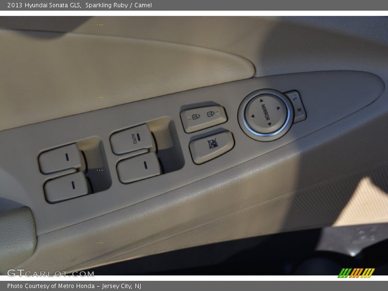 Sparkling Ruby / Camel 2013 Hyundai Sonata GLS