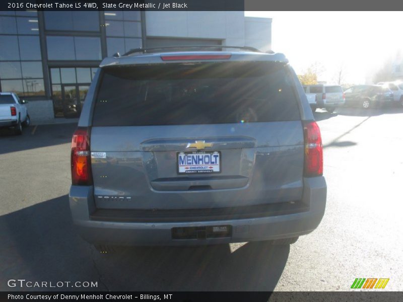 Slate Grey Metallic / Jet Black 2016 Chevrolet Tahoe LS 4WD