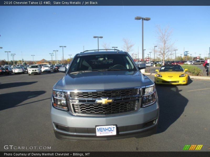 Slate Grey Metallic / Jet Black 2016 Chevrolet Tahoe LS 4WD