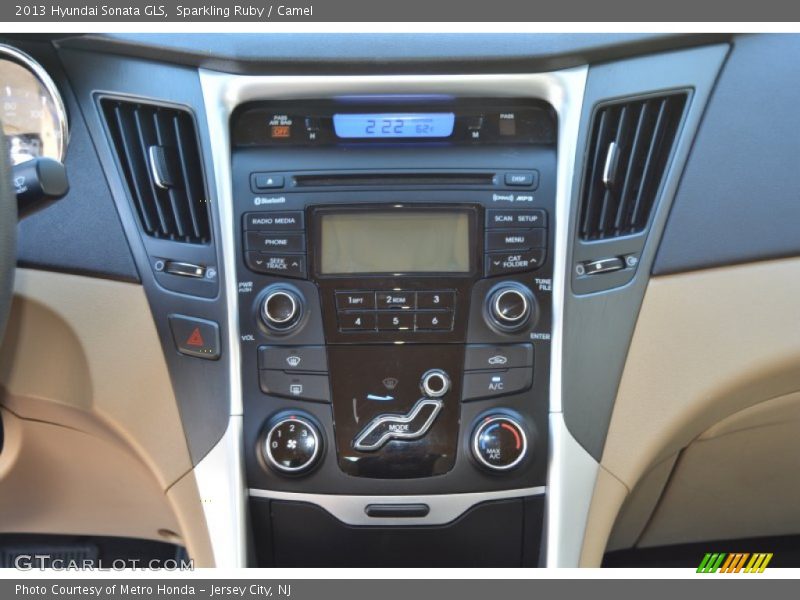Sparkling Ruby / Camel 2013 Hyundai Sonata GLS