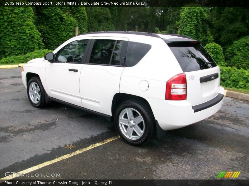 Stone White / Dark Slate Gray/Medium Slate Gray 2009 Jeep Compass Sport