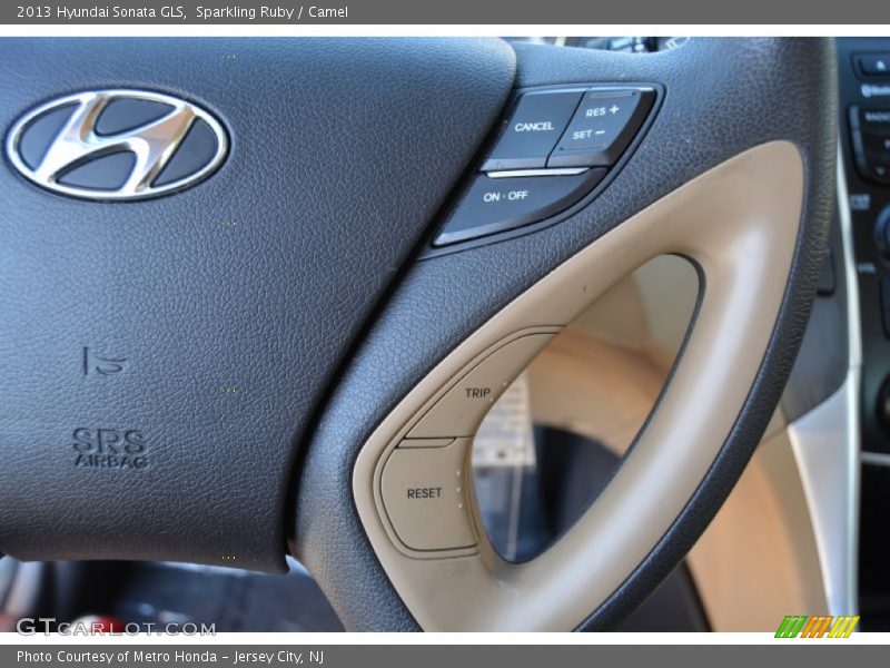 Sparkling Ruby / Camel 2013 Hyundai Sonata GLS