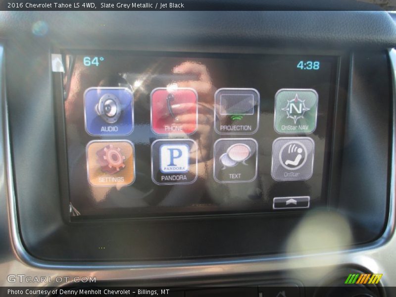 Slate Grey Metallic / Jet Black 2016 Chevrolet Tahoe LS 4WD