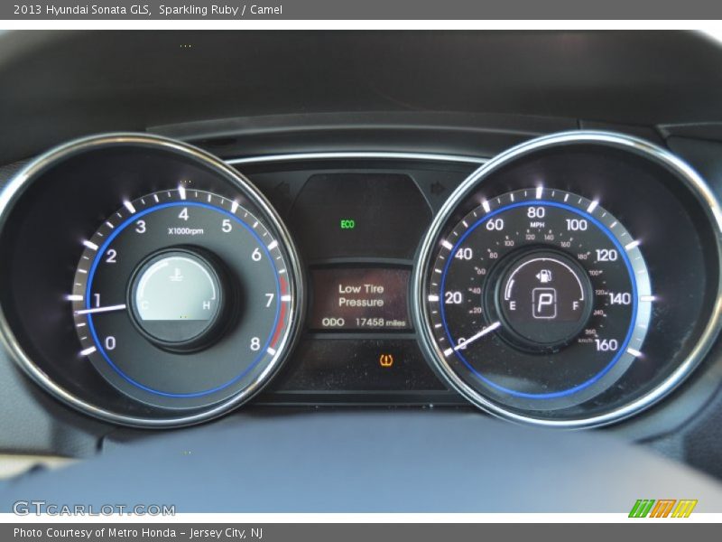 Sparkling Ruby / Camel 2013 Hyundai Sonata GLS