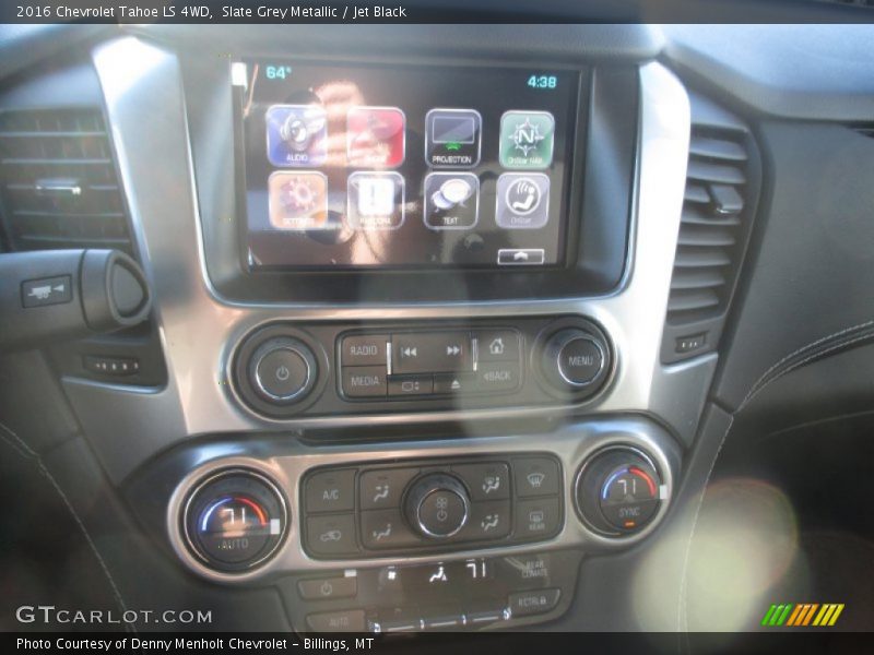 Slate Grey Metallic / Jet Black 2016 Chevrolet Tahoe LS 4WD