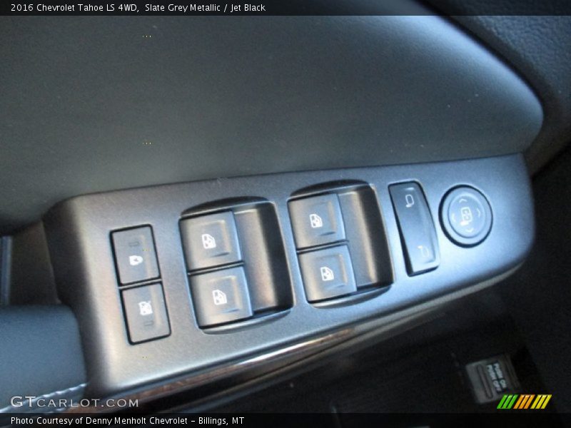 Slate Grey Metallic / Jet Black 2016 Chevrolet Tahoe LS 4WD