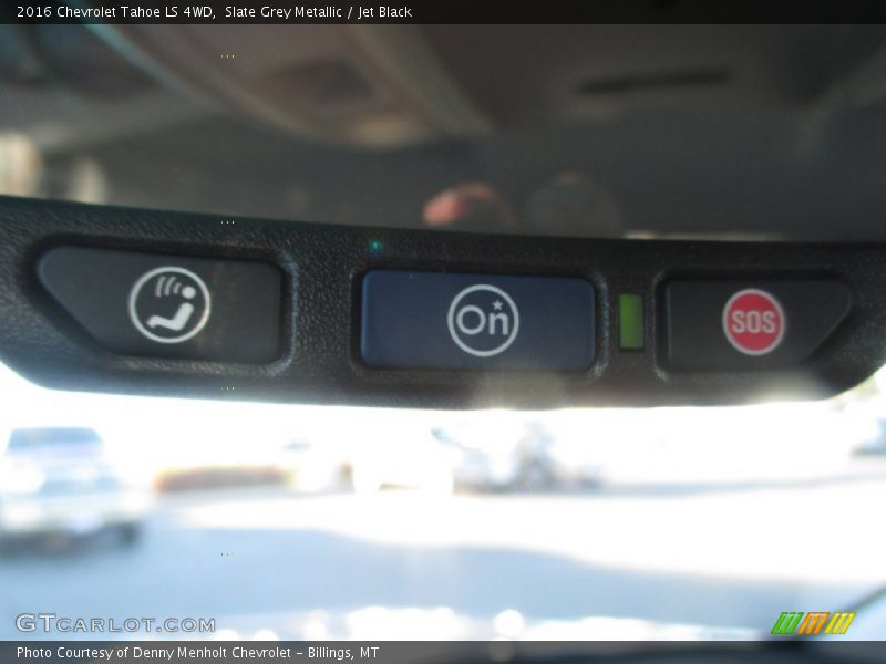 Slate Grey Metallic / Jet Black 2016 Chevrolet Tahoe LS 4WD