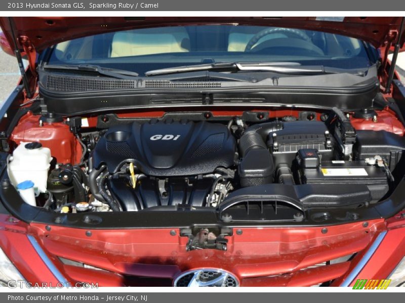 Sparkling Ruby / Camel 2013 Hyundai Sonata GLS
