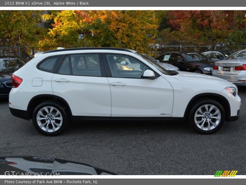 Alpine White / Black 2013 BMW X1 xDrive 28i