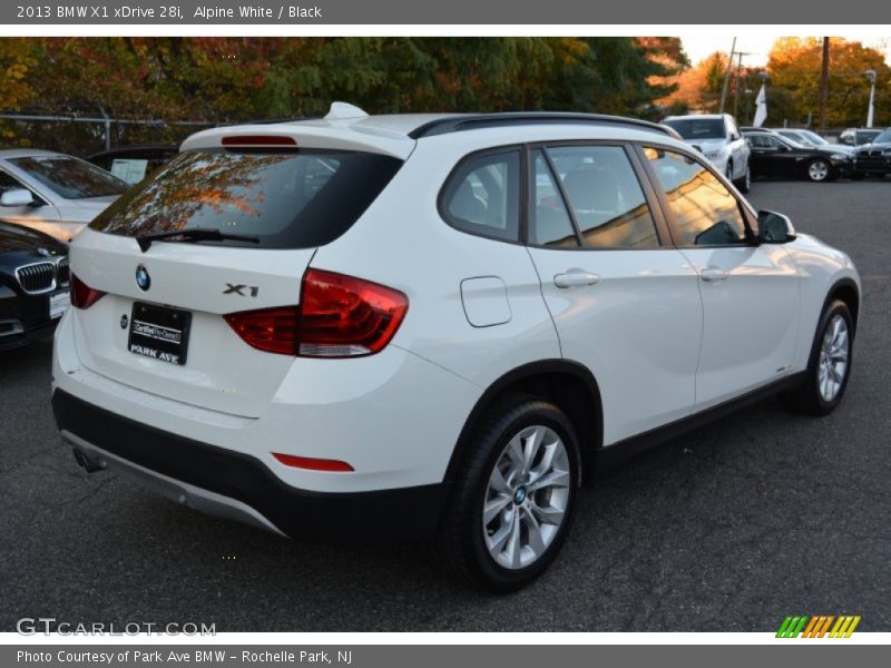 Alpine White / Black 2013 BMW X1 xDrive 28i