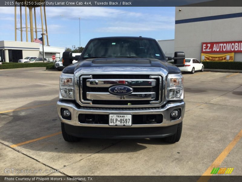 Tuxedo Black / Black 2015 Ford F250 Super Duty Lariat Crew Cab 4x4