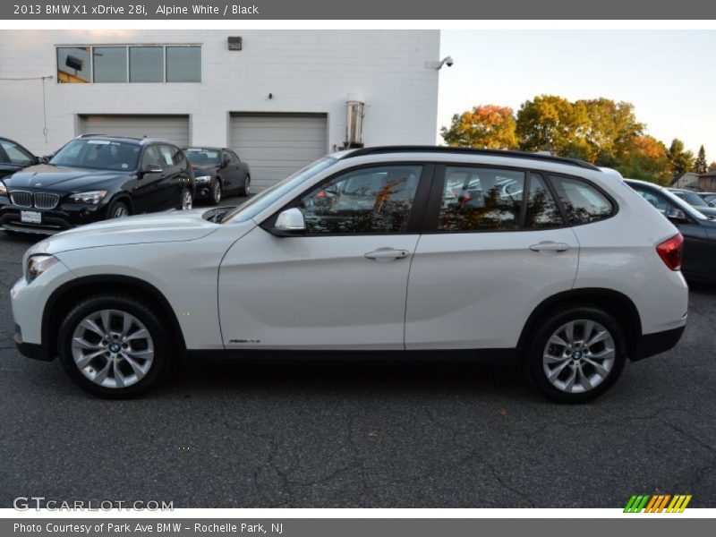 Alpine White / Black 2013 BMW X1 xDrive 28i