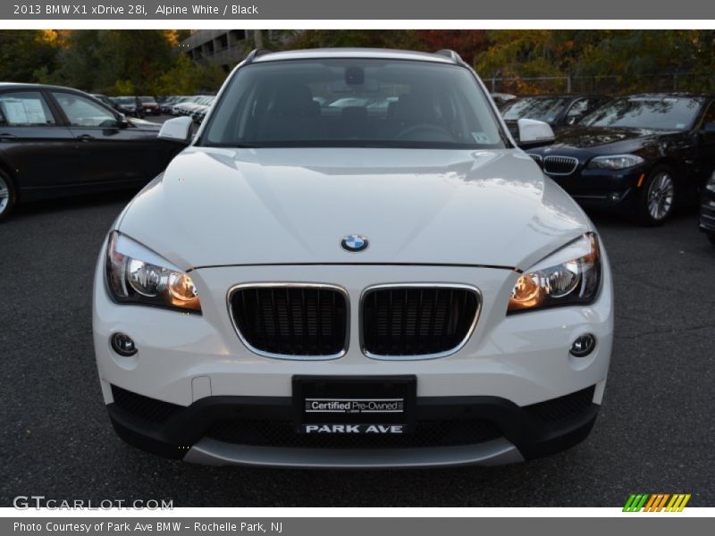 Alpine White / Black 2013 BMW X1 xDrive 28i