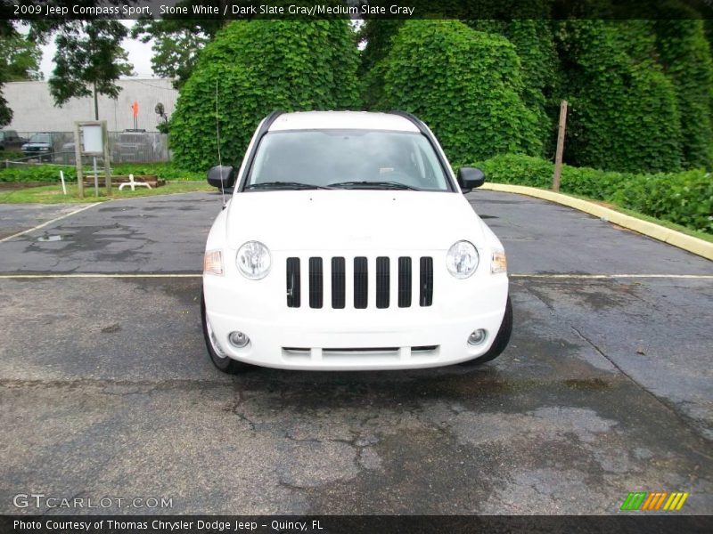 Stone White / Dark Slate Gray/Medium Slate Gray 2009 Jeep Compass Sport